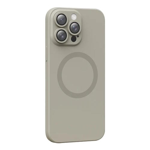 Funda de Silicona Líquida Magsafe para iPhone 15 Pro Max (Gris Titanio)