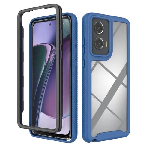 Funda para Teléfono Motorola Moto G Stylus 5G (2024) TPU Transparente a Prueba de Golpes (Azul Oscuro)