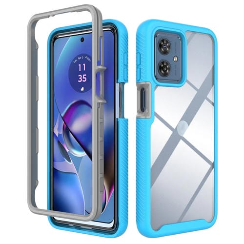 Funda para Teléfono Motorola Moto G54 Starry Sky TPU Transparente Antigolpes (Azul Cielo)