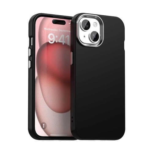 Funda para Teléfono iPhone 15 Plus a Prueba de Golpes Serie Colorida (Negra)