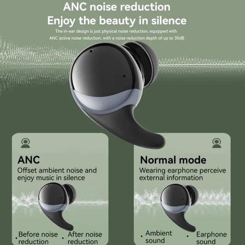 Auriculares Bluetooth Yesido TWS30 ANC Reducción Activa De Ruido (Negro)