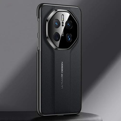 Funda Piel Sintética Huawei Mate 50 Pro Diseño Última Generación (Negra)
