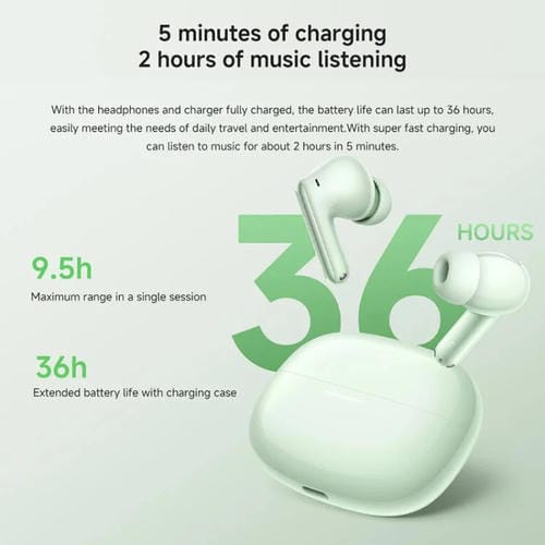 Auriculares Inalámbricos Xiaomi Redmi Buds 6 Pro Reducción Ruido Activa (Verde)