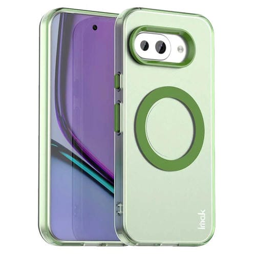 Funda para Teléfono Imak Candy Series a Prueba de Golpes Magsafe para Google Pixel 9A (Verde)