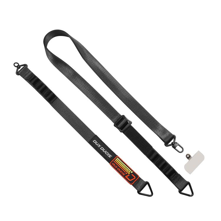 Cordón Ajustable para Teléfono Dux Ducis Tipo Bandolera Nailon para Exteriores (Negro)