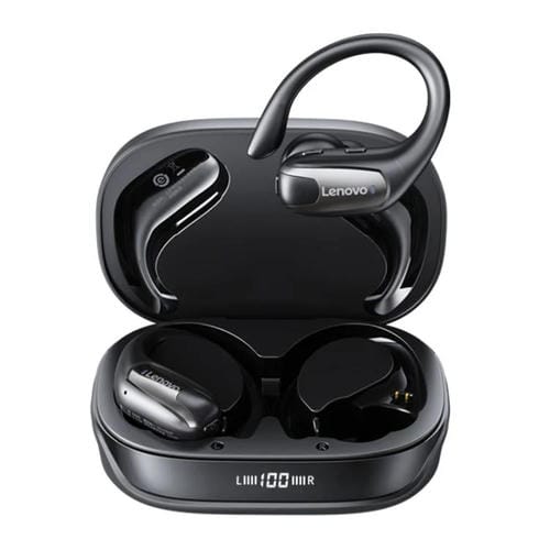 Auriculares inalámbricos Lenovo Ea305 Bluetooth Pantalla digital Montados en la oreja (Negro)