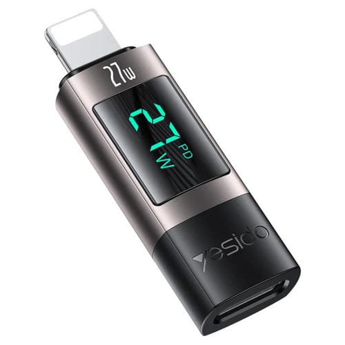 Adaptador de Pantalla Digital Yesido GS25 USB-C a USB-C 8 Pines 27W (Deslustrado)