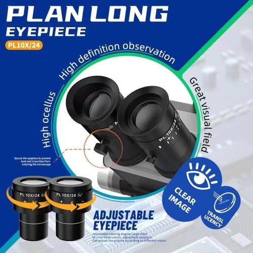 Microscope Stéréoscopique TrinOculaire Kaisi S8 avec Zoom 6.7-52X