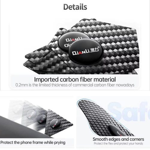 Outil de levier multifonctionnel en fibre de carbone à haute résistance de Qianli en forme d'arachide