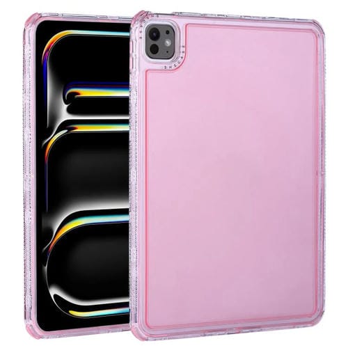 Funda híbrida para iPad Pro 11 2024 Dream TPU y PC 3 en 1 (Rosa)