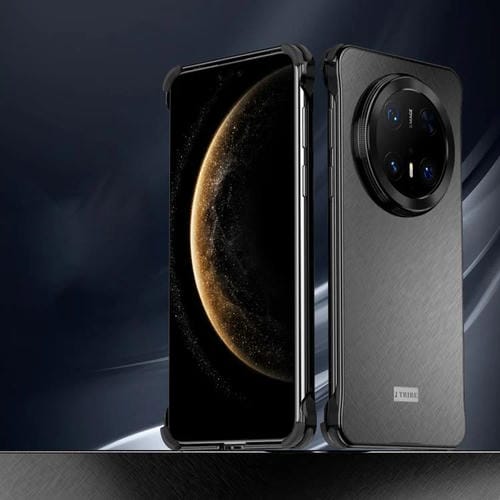 Funda de Metal Microesmerilado para Huawei Mate 70 Pro+ (Negra)