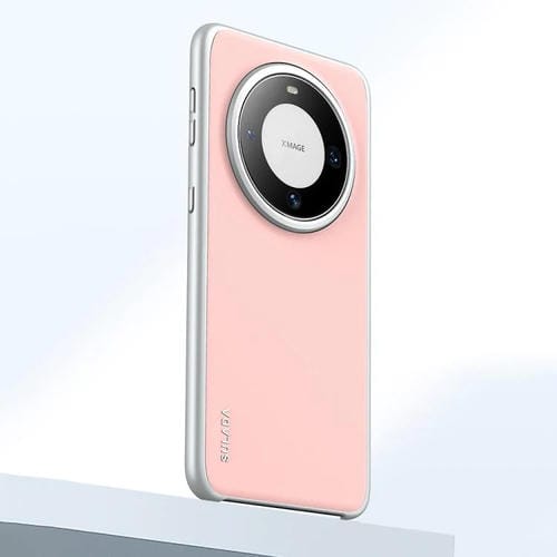 Funda para Teléfono Sulada Skin Feel Cuero Líquido a Prueba de Golpes para Huawei Mate 60 (Rosa)