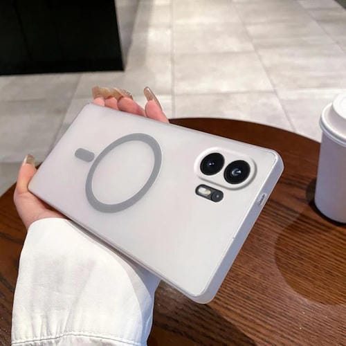 Estuche para PC con Protección Frío y Hielo For Nothing Phone 2 (Gris Titanio)