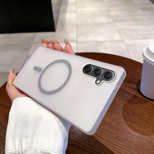 Funda para Teléfono Samsung Galaxy A34 5G Ice Fog Magsafe para PC (Gris Titanio)