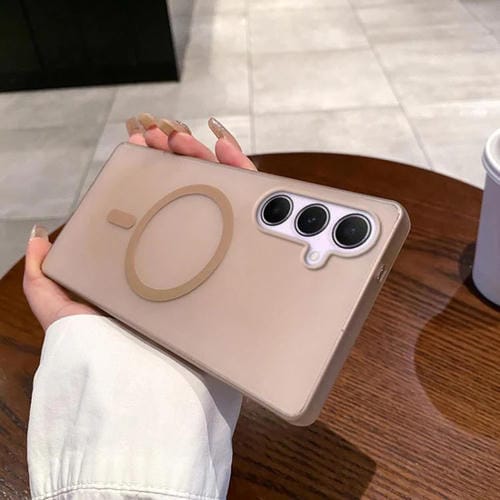 Funda para Teléfono Samsung Galaxy A56 5G Ice Fog Magsafe para PC (Dorada)