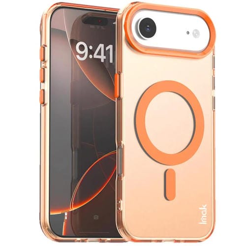 Funda IMAK Candy Series MagSafe a prueba de golpes para iPhone 17 Air (naranja)