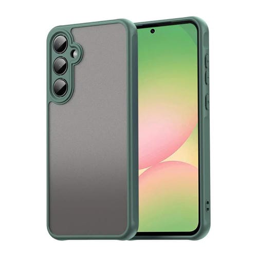 Funda híbrida TPU y PC Fan Dun Series para Samsung Galaxy A56 5G (Verde)