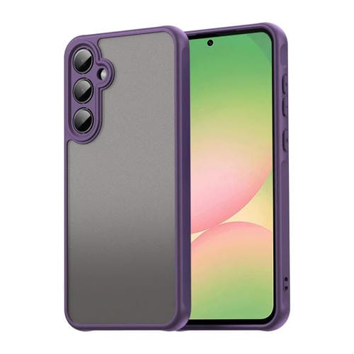 Funda híbrida TPU y PC Fan Dun Series para Samsung Galaxy A56 5G (Morada)