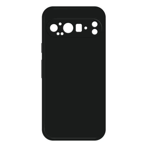 Funda de Silicona Líquida Imitación para Google Pixel 9 Pro (Negra)