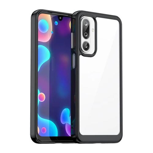 Funda híbrida de acrílico TPU para Samsung Galaxy M36 5G (negro)