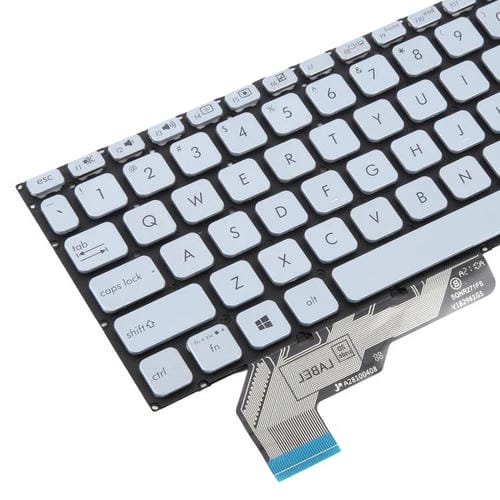 Teclado Asus Adol14 Adol14Fa S403F A403F X403F Adol13U (Versão EUA) (Prateado)