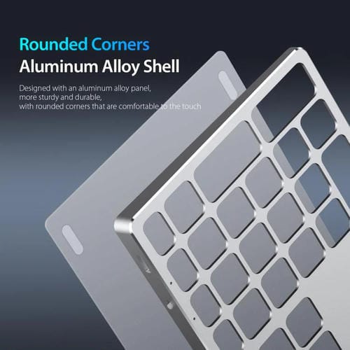 Teclado Inalámbrico Universal Dux Ducis Serie Lk Portátil (Blanco)