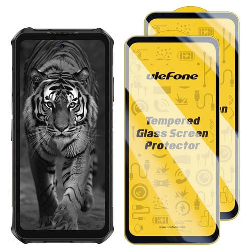 Protector de pantalla de vidrio templado antihuellas Ulefone Armor X16/X16 Pro (2 unidades/paquete)