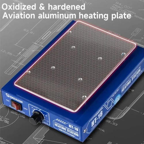 Thermostatisches Heizplattform Mechanic HT-18 mit intelligentem numerischem Steuerung und EU-Stecker