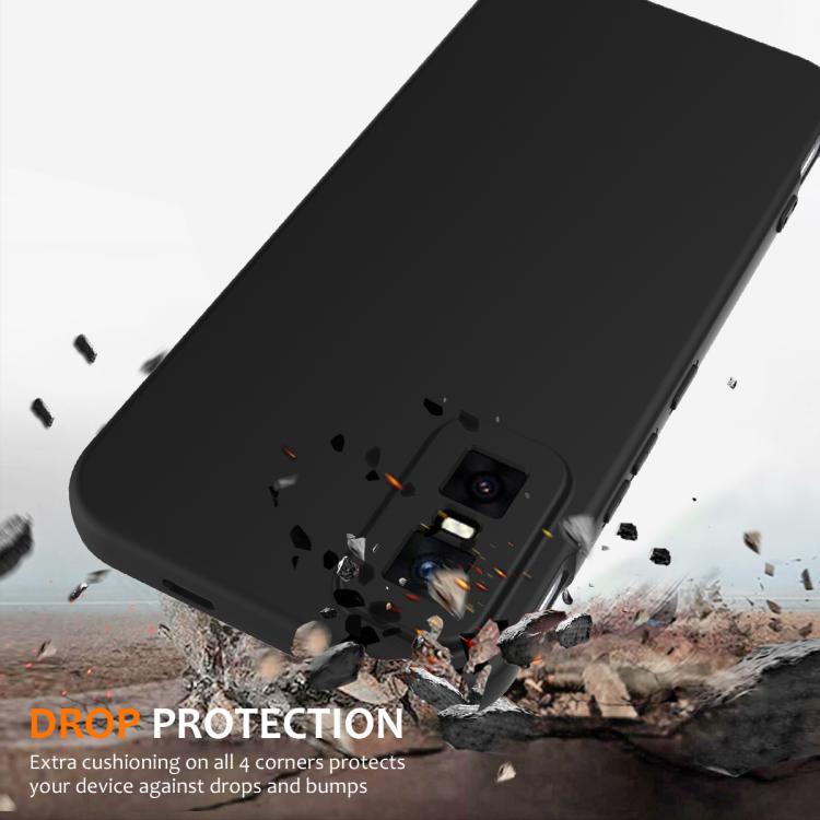 Funda de silicona Magsafe a prueba de golpes para Infinix GT 30 Pro (negra)