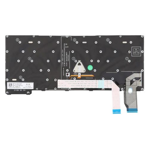 Hintergrundbeleuchtete Tastatur Lenovo ThinkPad X13 Gen 2 20WK 20XH X13 Yoga Gen 2 USA-Version (Schwarz)