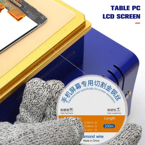 Mesh 200 Separation with Diamond Cutting Wire Diameter 0.03mm