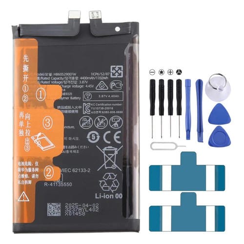 Bateria Huawei Mate X2 TET-AN00 HB605290EFW de 4400 mAh