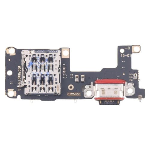 Placa Puerto de Carga para Realme GT7 5G con Ranura para Tarjeta SIM (no compatible con Carga rápida)