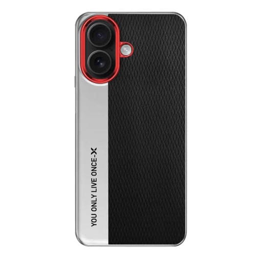 Funda de cuero con textura de diamante y diseño de cámara para iPhone 17 (negro)