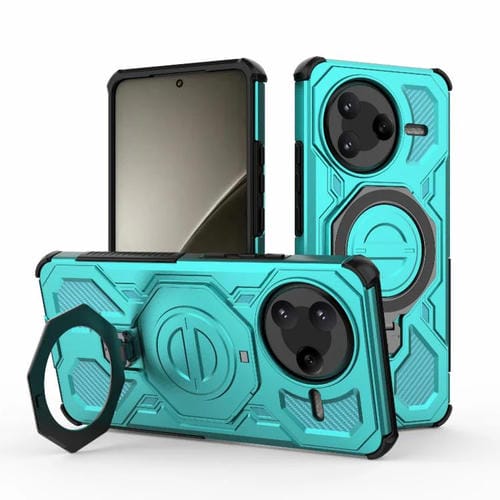 Funda magnética de TPU y PC MagSafe de color sólido para Redmi K80 J-20 (azul)