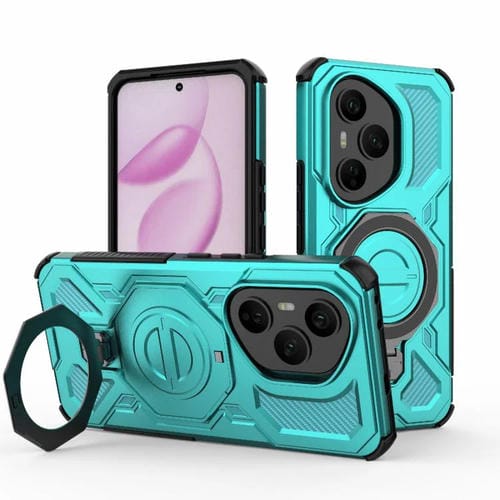 Funda para Honor 400 Pro 5G Global de 160,8 mm J-20 con cierre magnético MagSafe de TPU y PC (azul lago)