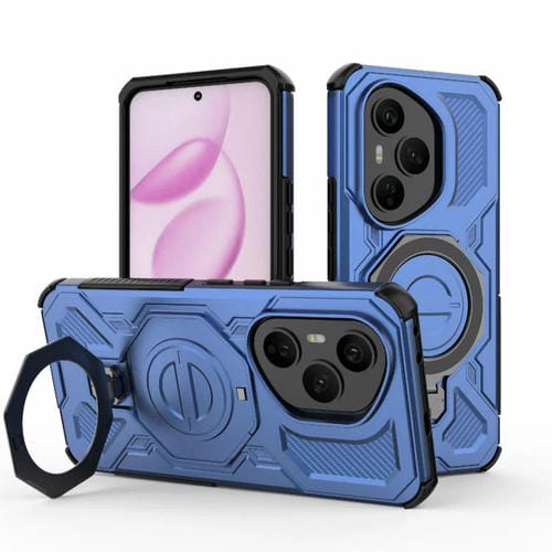 Funda para Honor 400 Pro 5G Global de 160,8 mm J-20 con cierre magnético MagSafe de TPU y PC (azul)