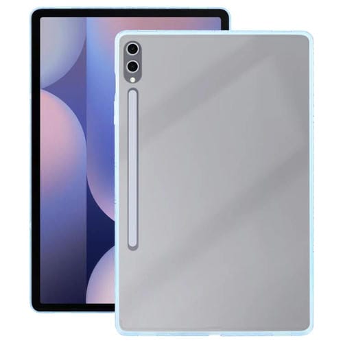Funda híbrida de TPU y acrílico transparente para Samsung Galaxy Tab S9+/S10+ (azul hielo)