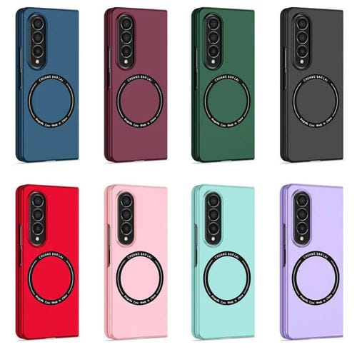 Funda de PC Kalebol MagSafe esmerilada a prueba de golpes para Samsung Galaxy Z Fold5 (azul cielo)