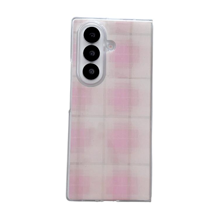 Funda con estampado de puntos brillantes para Samsung Galaxy Z Fold7 5G (rosa)