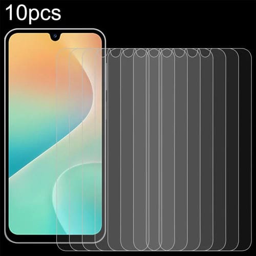 10 películas de vidrio templado 9H 2.5D de 0,26 mm para Samsung Galaxy Jump4 5G