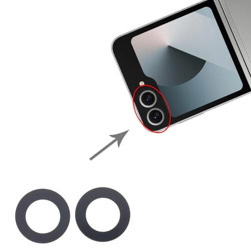 Rear Camera Lenses Samsung Galaxy Z Flip6 SM-F741B (10 Units)