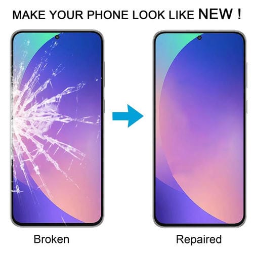 Glass Lens Outer Samsung Galaxy F56 SM-E566B with OCA Adhesive (10 Units)