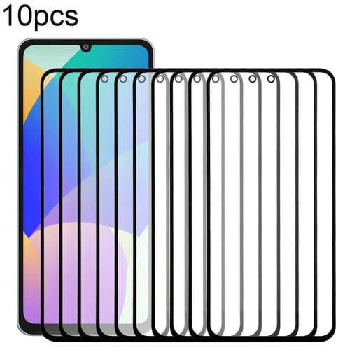 Glass Lens Outer Front Screen Samsung Galaxy F06 5G SM-E066B with OCA Adhesive (10 Units)