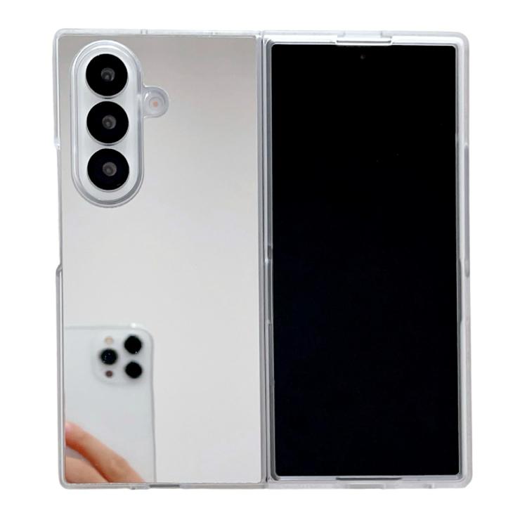 Funda plegable de PC con borde transparente (espejo) para Samsung Galaxy Z Fold7 5G