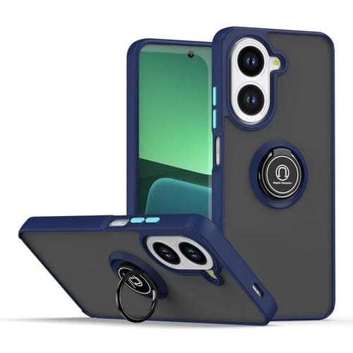 Funda de TPU + PC con anilla para Redmi A5 4G (171,7 mm) Serie Q Shadow 1 (Azul Real)