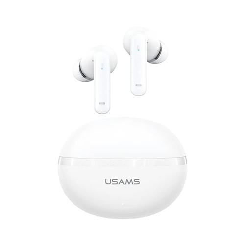 Auriculares inalámbricos Bluetooth USAMS Echo E02 ANC y ENC TWS intraaurales (blancos)