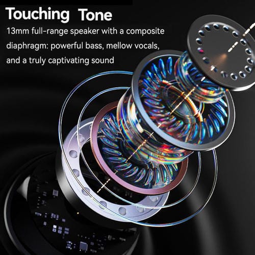 Auriculares inalámbricos Bluetooth USAMS Echo E02 ANC y ENC TWS intraaurales (blancos)