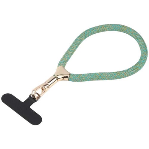 8mm Adjustable Gold Buckle Wrist Short Strap Anti-lost Mobile Phone Lanyard(Matcha Green)