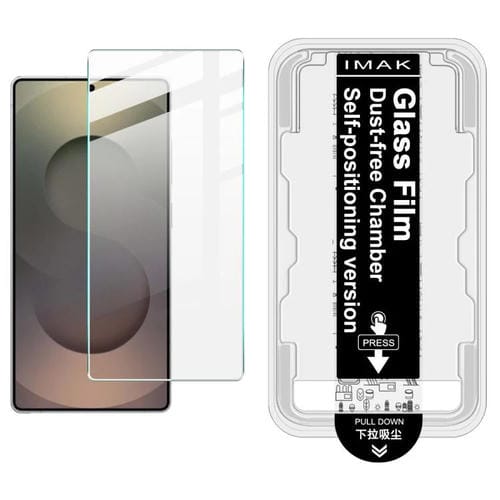 Para Samsung Galaxy S25 Ultra 5G imak Localizador de cámara libre de polvo Serie H Película de vidrio templado